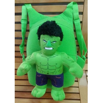 Hulk children plush backpack school bag