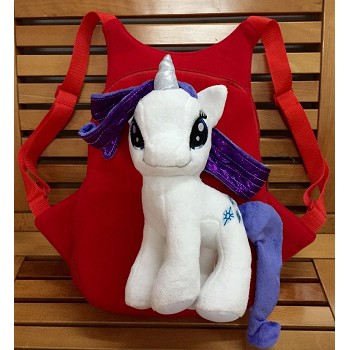 My Little Pony children plush backpack school bag