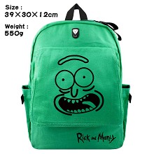 Rick and Morty canvas backpack bag