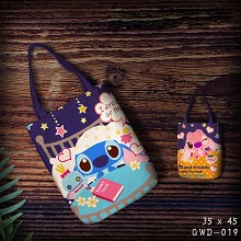 Stitch canvas tote bag shopping bag