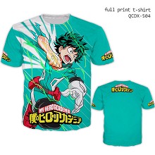 My Hero Academia short sleeve full print modal t-s...