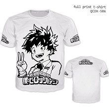 My Hero Academia short sleeve full print modal t-s...