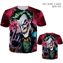 Batman joker short sleeve full print modal t-shirt