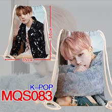 K-POP star drawstring backpack bag