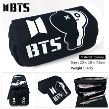 BTS canvas pen bag pencil bag