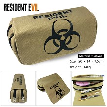 Resident Evil canvas pen bag pencil bag
