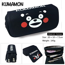 Kumamon canvas pen bag pencil bag