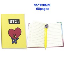 Star BTS notebook(60pages)