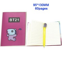 Star BTS notebook(60pages)