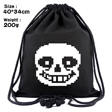 Undertale drawstring backpack bag