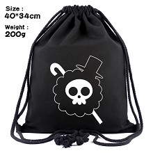 One Piece Brook drawstring backpack bag