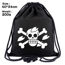 One Piece Chopper drawstring backpack bag