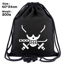 One Piece Zoro drawstring backpack bag