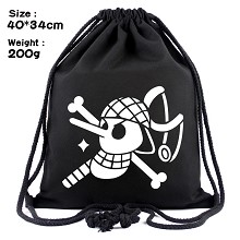 One Piece Usopp drawstring backpack bag