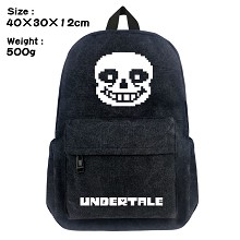 Undertale canvas backpack bag