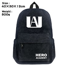 My Hero Academia canvas backpack bag