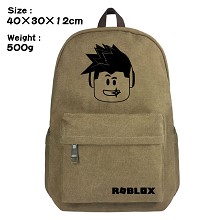 ROBLOX canvas backpack bag