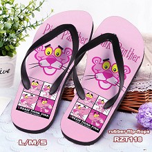 Pink Panther flip-flops shoes slippers a pair