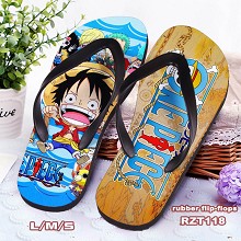 One Piece flip-flops shoes slippers a pair