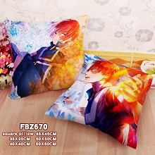 My Hero Academia two-sided pillow