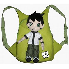 Ben 10 children plush backpack school bag