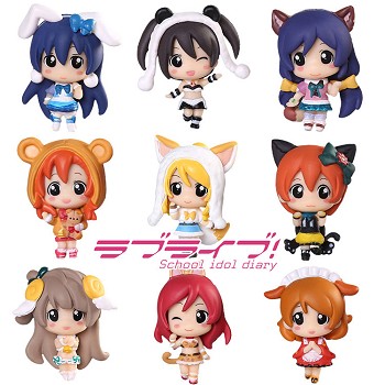 Lovelive figures set(9pcs a set)