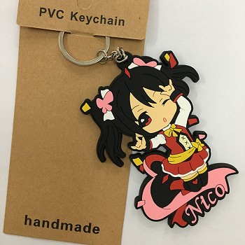 Lovelive anime two-sided key chain