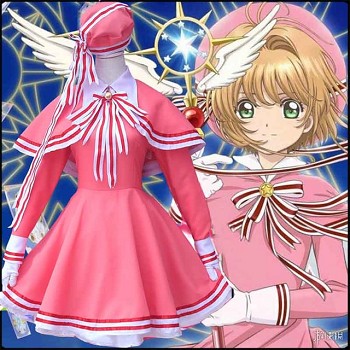 Card Captor Sakura cosplay costume cloth dress a set