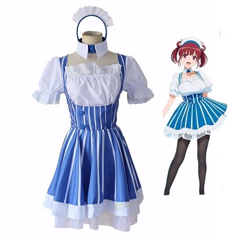 How to Raise a Boring Girlfriend cosplay costume cloth dress a set