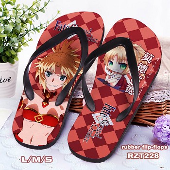 Fate grand order flip-flops shoes slippers a pair