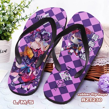 Fate grand order flip-flops shoes slippers a pair