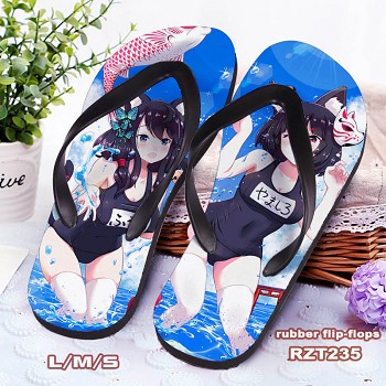 Azur Lane flip-flops shoes slippers a pair