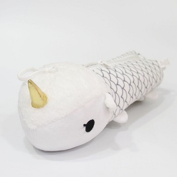 12inches Unicorn plush pen bag pencil bag