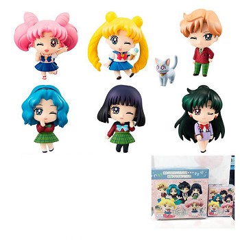 Sailor Moon 20th figures set(6pcs a set)