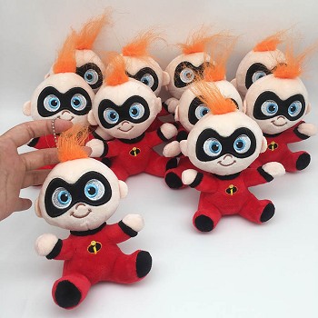 5inches The Incredibles plush dolls set(10pcs a set)