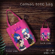 Bilibili canvas tote bag shopping bag