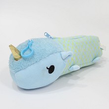 12inches Unicorn plush pen bag pencil bag