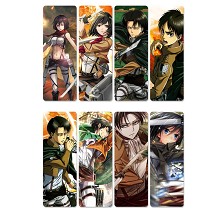 Attack on Titan anime pvc bookmarks set(5set)
