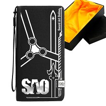 Sword Art Online anime long wallet