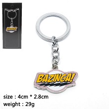 The Big Bang Theory bazinga key chain