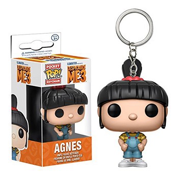 FUNKO POP Despicable Me Agnes figure doll key chain