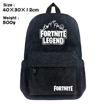 Fortnite canvas backpack bag