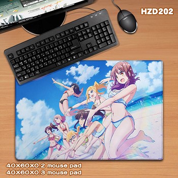 Harukana Receive anime big mouse pad