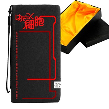 Hataraku Saibou Cells At Work cartoon anime long wallet