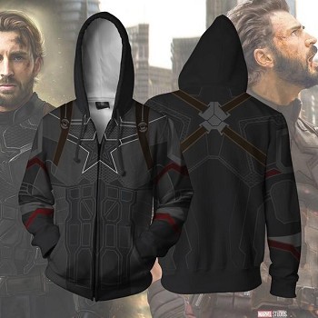 The Avengers Captain America 3D printing hoodie sweater cloth