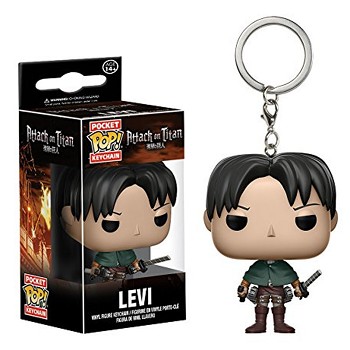 Funko POP Attack on Titan Levi figure doll key chain