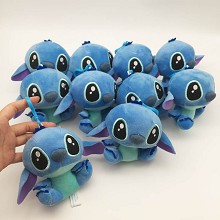 4inches stitch anime plush dolls set(10pcs a set)