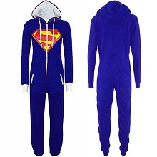 Super Man Spider Man sleeper suits pyjamas hoodie