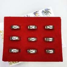 Dragon Ball rings set(9pcs a set)