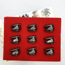 Naruto rings set(9pcs a set)